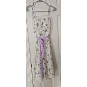 Ruby Rox Junior Prom Strapless Summer Cotton Dress Size 7